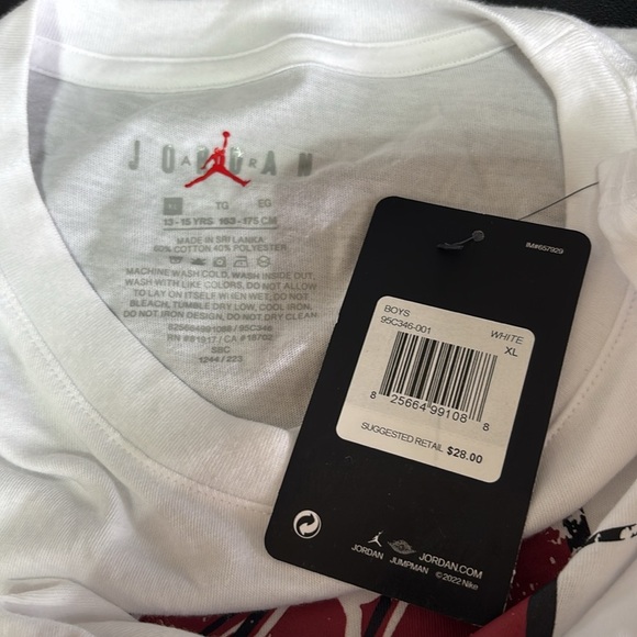 Jordan Jumpman Basketball Flight crewneck, short sleeve, soft cotton,tagless Tee - Picture 4 of 6